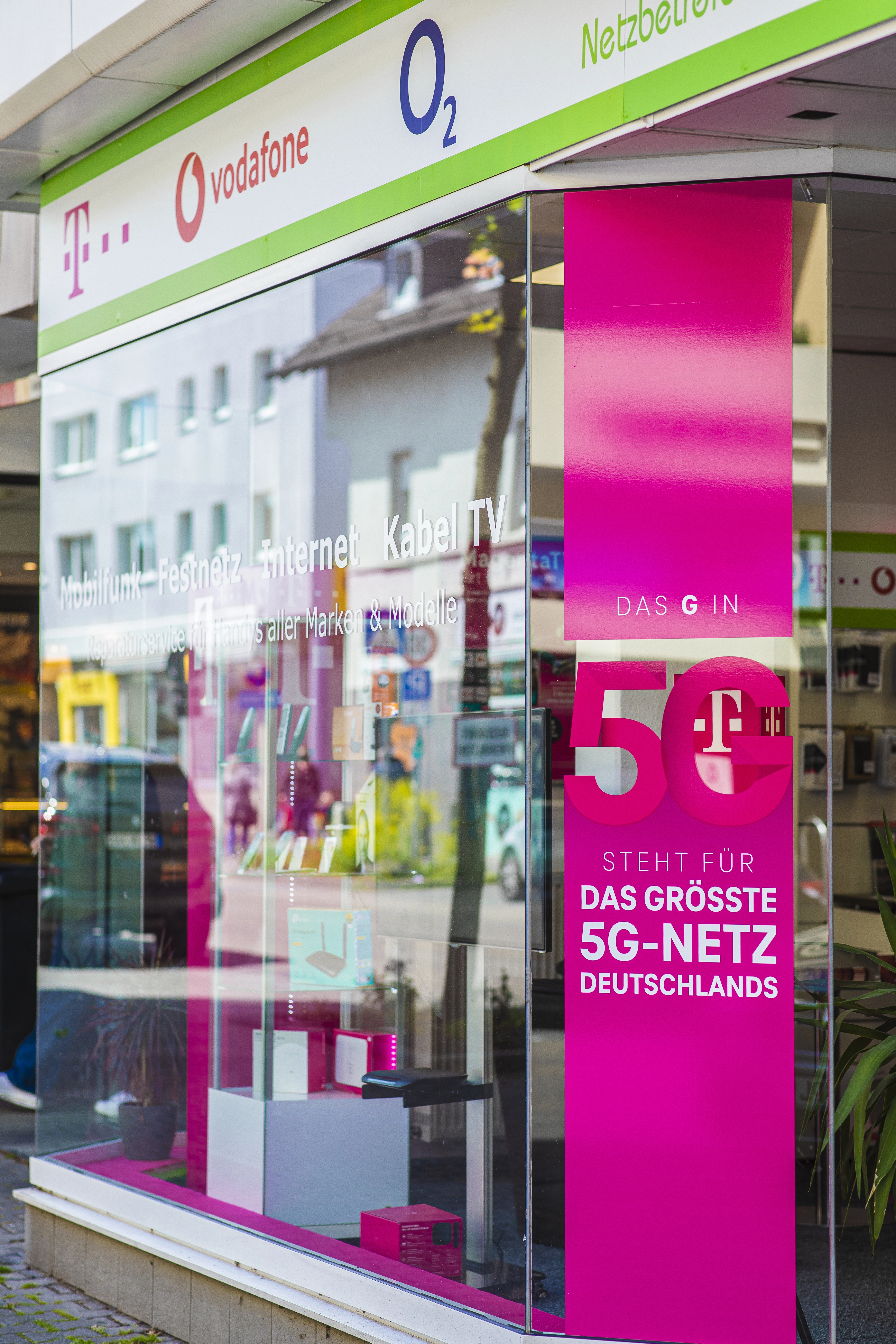 greem Shop Langen Außenansicht